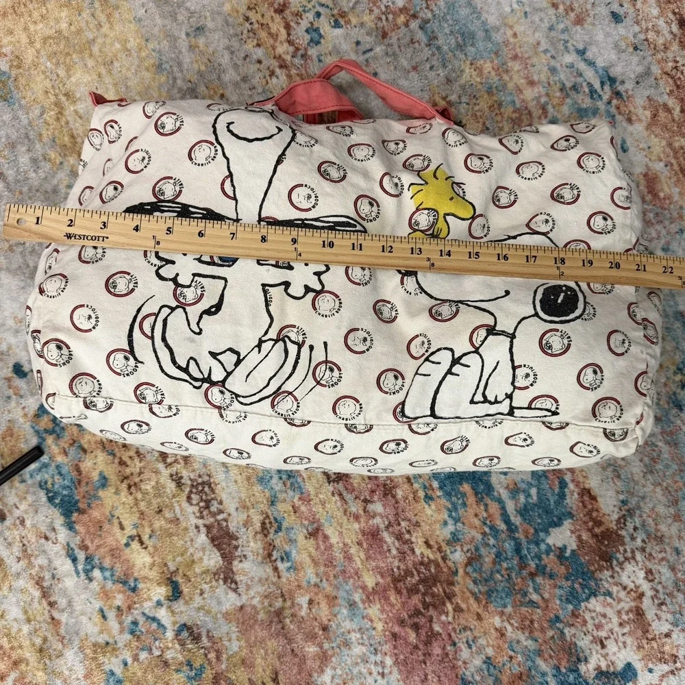 80s Vintage Charlie Brown Peanuts travel duffle bag